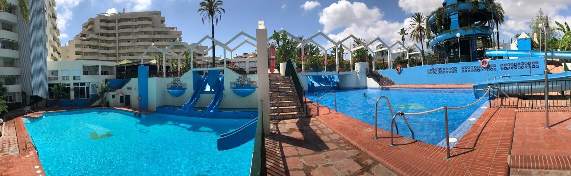 Benal Beach Suite Ii, Estudio Con Parque Acuatico Y Vistas Al Mar. Benalmádena Exterior foto