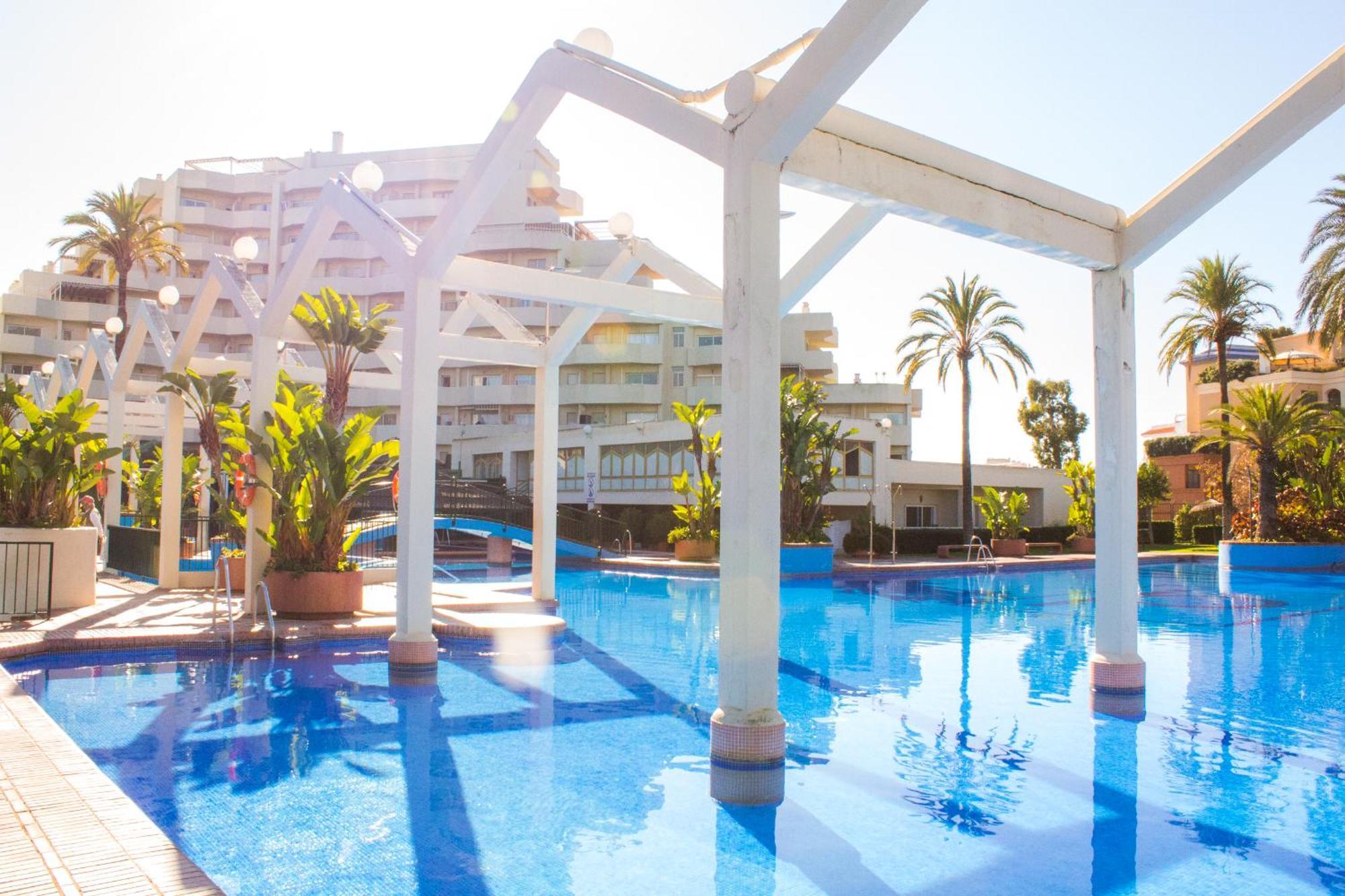 Benal Beach Suite Ii, Estudio Con Parque Acuatico Y Vistas Al Mar. Benalmádena Exterior foto