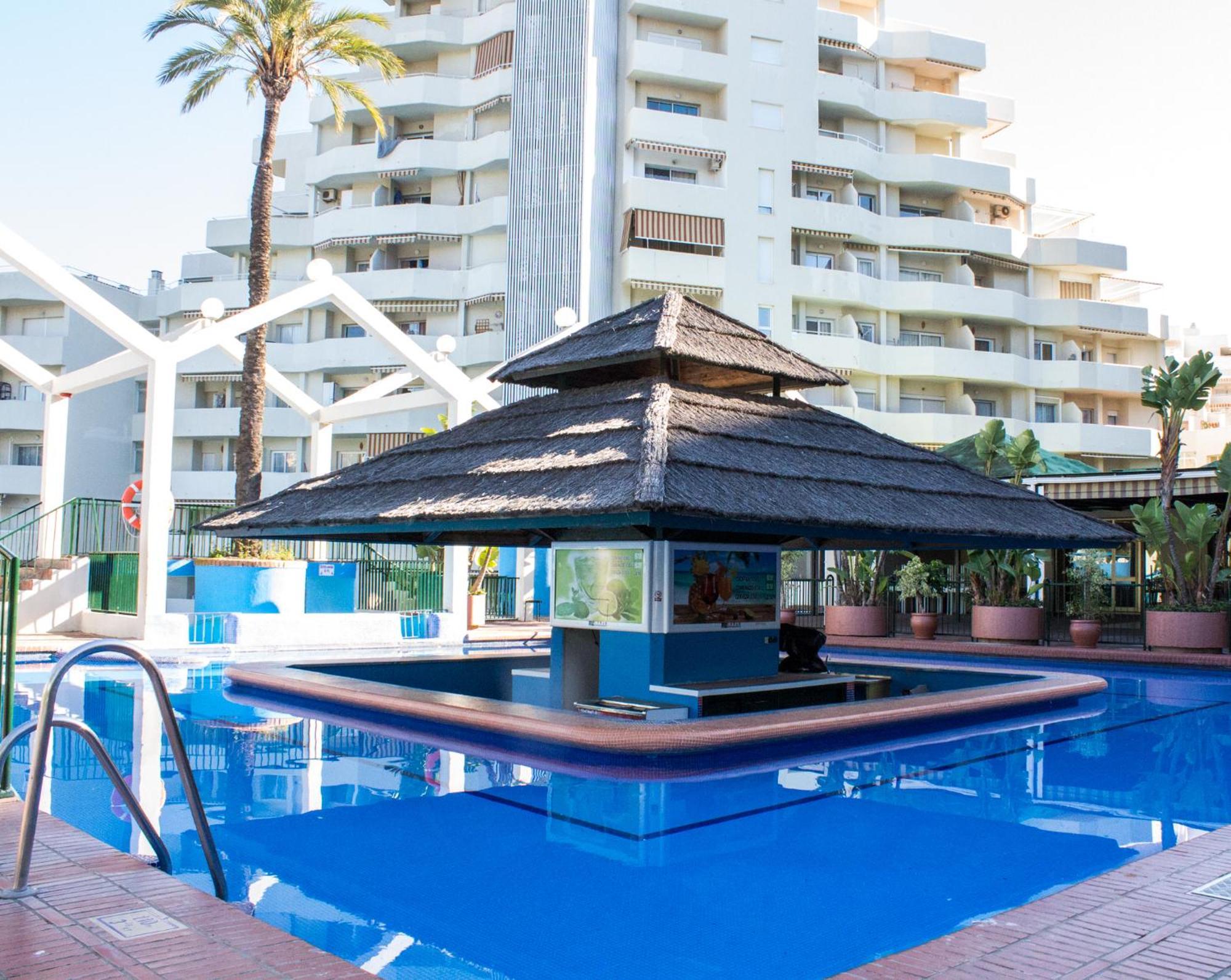 Benal Beach Suite Ii, Estudio Con Parque Acuatico Y Vistas Al Mar. Benalmádena Exterior foto